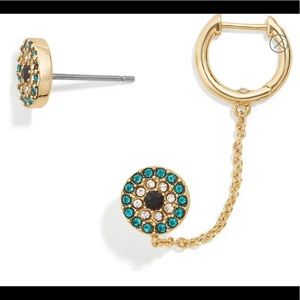 BaubleBar Ochi Chain Single Evil Eye Earring